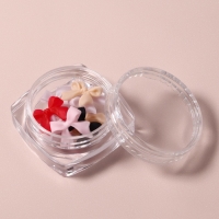 Фигурки для дизайна ногтей &laquo;Бантики&raquo;, объёмные, разноцветные