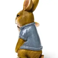 Садовая фигура 23 х 18 х 12 см  "Заяц с дочкой"