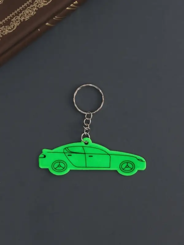 Светоотражающий брелок для ключей на кольце &laquo;Автомобиль&raquo;, пластик, 7.3&times;3 см, МИКС