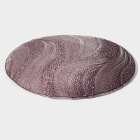 Тарелка стеклянная &laquo;Драхна&raquo;, d=28,5 см, цвет бордовый