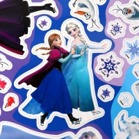 Книга с наклейками "Найди отличия" для набора 10362084, А5, 16 стр., Холодное сердце