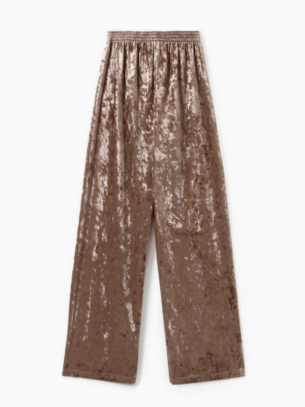 Брюки домашние KAFTAN Velvet 44-46, кофейный