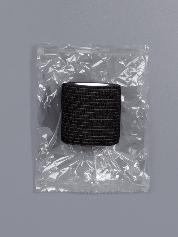 Лента бандажная для тату машинки, 5 см &times; 5 м, цвет чёрный