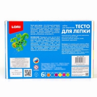 Тесто для лепки &laquo;Пластишка № 1&raquo;, 6 цветов по 80 г