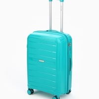 Чемодан 24", PP, 43*26*66, отд на молнии, код замок, 4 колеса, зеленый Чемодан 24", PP, 43*26*66, отд на молнии, код замок, 4 колеса, зеленый