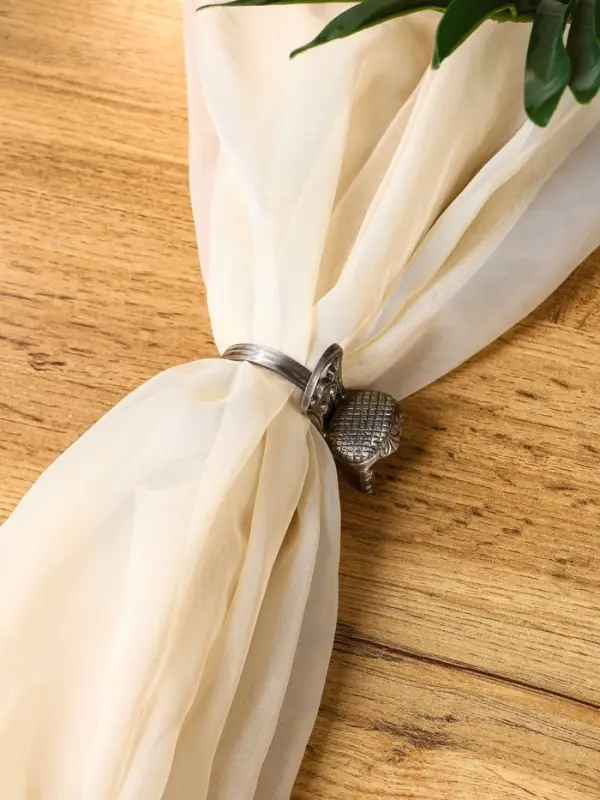 Кольцо для салфеток "Кресло" латунь 6х3х5 см