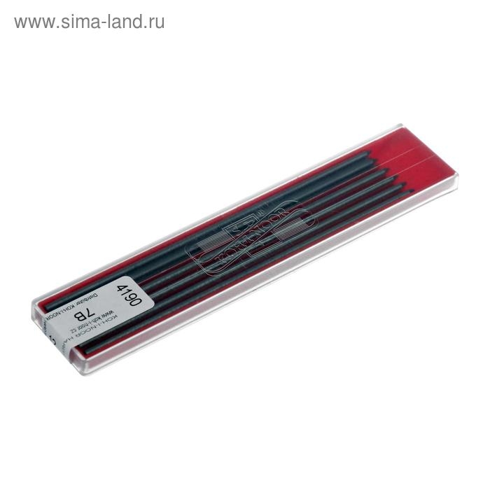 Грифели для цанговых карандашей Koh-i-noor 4190/07 В, 2,0 мм, 12 штук в упаковке