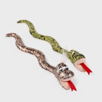 Мягкая игрушка "Змея", 45 см, цвет МИКС