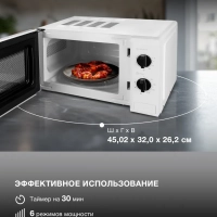 Микроволновая Печь HYM-M2048 20л. 700Вт белый