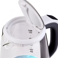 Чайник HYK-G8880 2л. 2200Вт серый серебристый