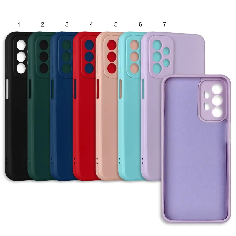 Чехол Samsung A23 цветной силикон