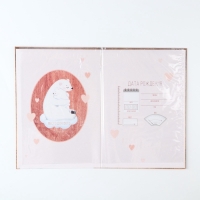 Папка для свидетельства о рождении "Мама и малыш", медведи, 23 х 17 см