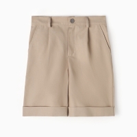 Шорты для мальчика, MINAKU: Eco style, цвет тёмно-бежевый, рост 140 см Шорты для мальчика, MINAKU: Eco style, цвет тёмно-бежевый, рост 140 см