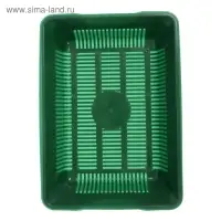 Туалет глубокий с сеткой 36 х 25 х 9 см, зеленый