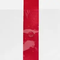 Шопер Clear Fest, ver.2, прозрачный с красными ручками