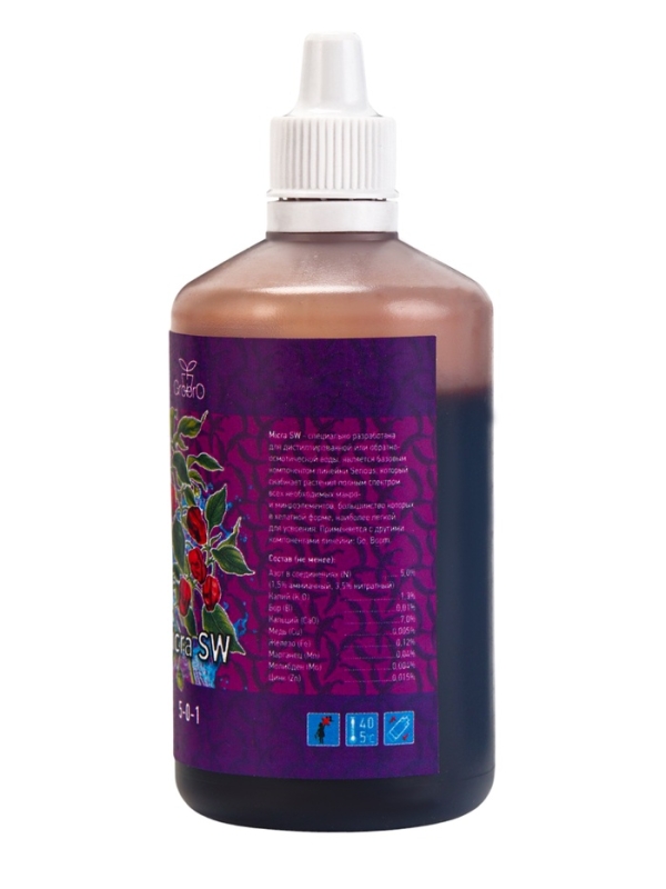 Удобрение для гидропоники Удобрение для гидропоники "GroBro" Serious Micra SW, 100мл