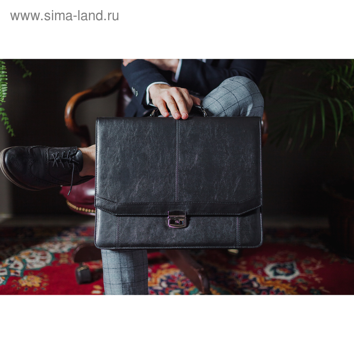 Сумка мужская &laquo;Алекс&raquo;, цвет чёрный