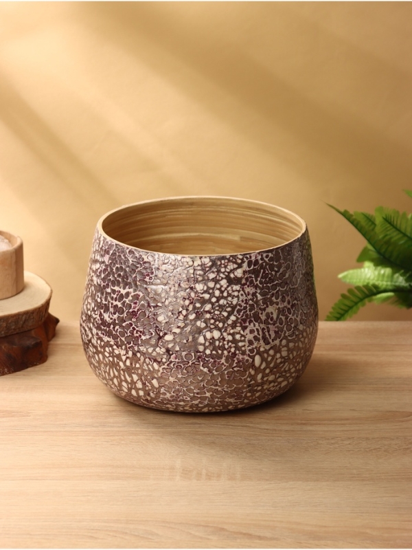 Ваза 25х25х16,5 см +/- 2 см бамбук Ваза 25х25х16,5 см +/- 2 см бамбук