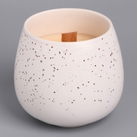 Свеча из соевого воска в кашпо &laquo;Нежность&raquo;, 8&times;8 см, МИКС