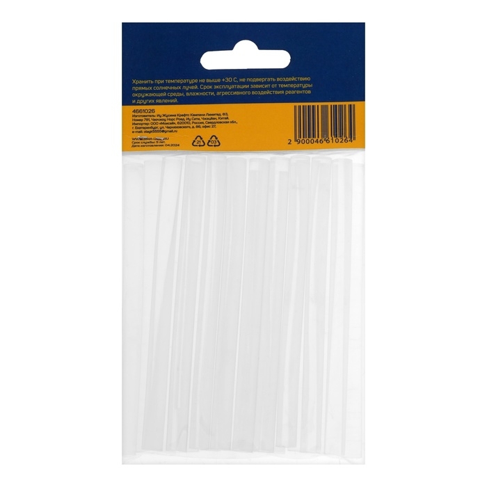 Стержни клеевые ТУНДРА, 7 х 100 мм, 20 шт. Стержни клеевые ТУНДРА, 7 х 100 мм, 20 шт.