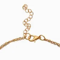 Бусы детские "Выбражулька" бабочки, чокер, цветные в золоте