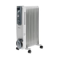 Обогреватель Blackton Bt OH2111, масляный, напольный, 2000 Вт, 20 м&sup2;, 7 секций, белый