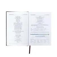 Ежедневник недатир А5 160л Небраска ТЕМНО коричневый