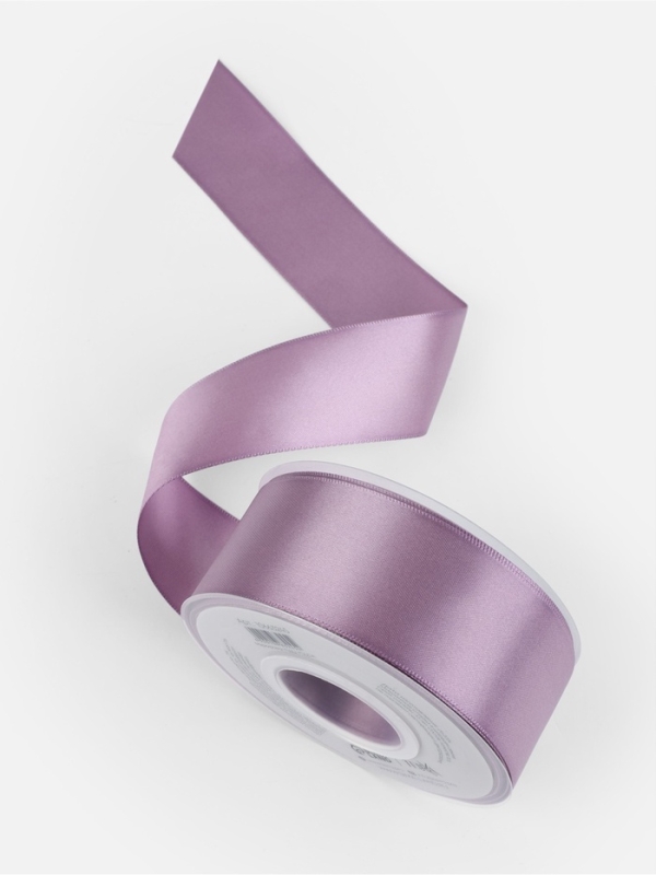 Лента атласная двухсторонняя №0434 38мм*25±1м сиреневый TR Лента атласная двухсторонняя №0434 38мм*25±1м сиреневый TR