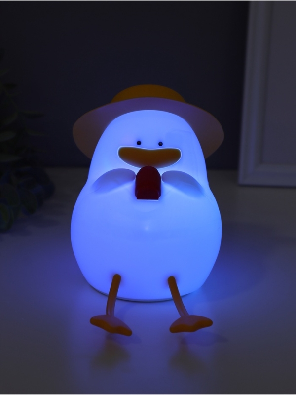 Ночник антистресс "Утка в отпуске" 2Вт LED RGB USB 10х8,5х14,5см