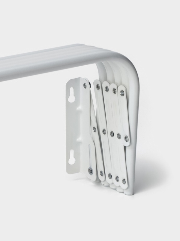 Сушилка для белья настенная, 60 см, цвет белый