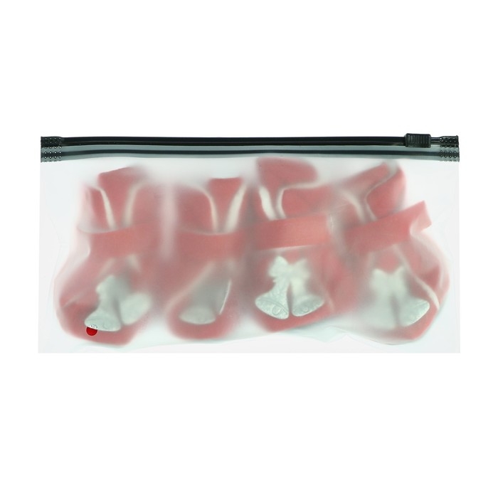 Ботинки Ботинки "Бубенцы", набор 4 шт, размер S, красные