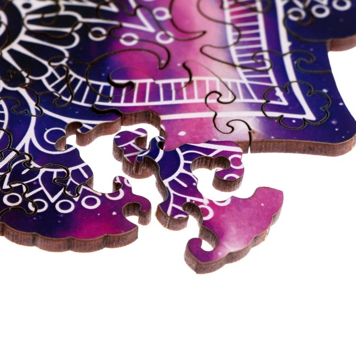 Пазл деревянный фигурный «Мандала гармония мира», 105 элементов Пазл деревянный фигурный «Мандала гармония мира», 105 элементов