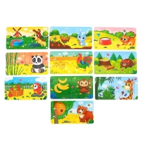 Парные пазлы &laquo;Кто что ест?&raquo;