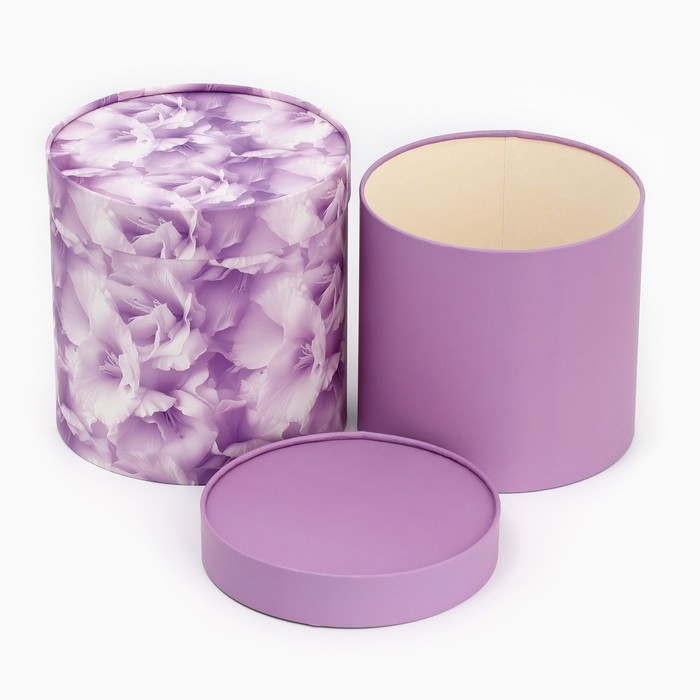 Набор круглых коробок 10 в 1, упаковка подарочная, &laquo;Цветочная нежность&raquo;, 10 х 10 - 23.5 х 23.5 см