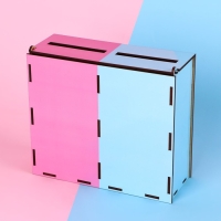 Семейный банк для сбора денег на малыша на свадьбу &laquo;Девочка или мальчик&raquo;, 21 х 18 х 7,7 см.