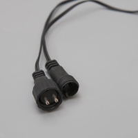 Гирлянда &laquo;Клип-лайт&raquo; 100 м, IP44, УМС, тёмная нить, 1000 LED, свечение синее, 8 режимов, 24 В, без БП