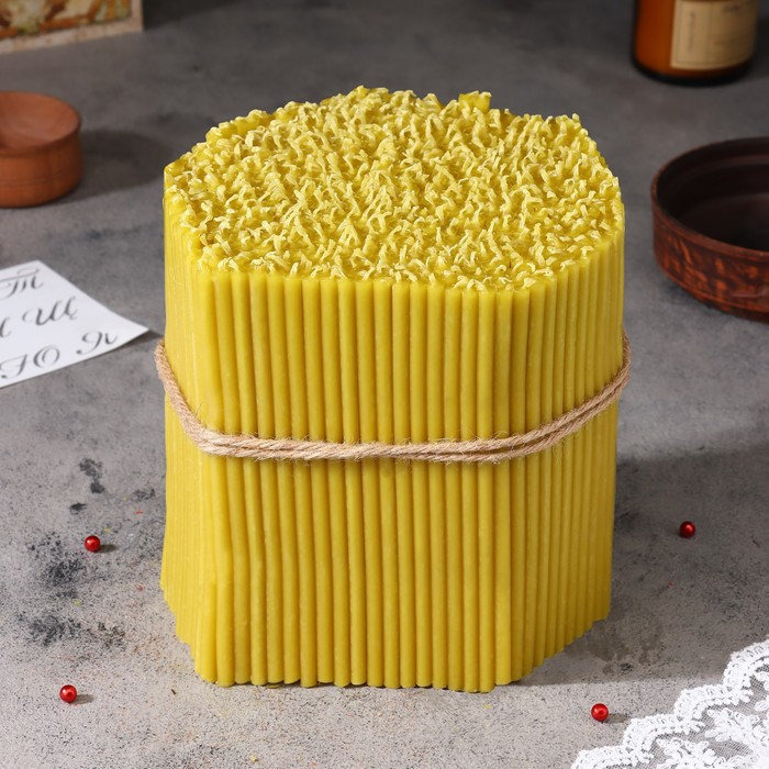 Свечи церковные медовые №120, упаковка 2кг, парафин + медовое масло Свечи церковные медовые №120, упаковка 2кг, парафин + медовое масло