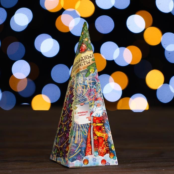 Новый год. Набор шоколадных конфет &laquo;Ёлочка&raquo;, синяя, 105 г