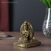 Нэцке полистоун бронза "Шива" 10х7,5х8,2 см Нэцке полистоун бронза "Шива" 10х7,5х8,2 см