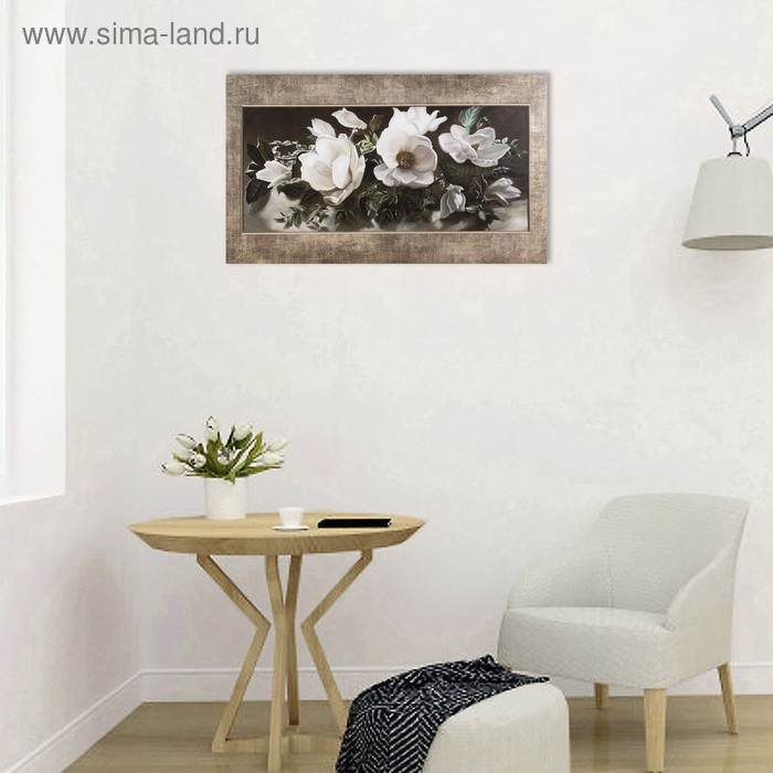 Картина на холсте Картина на холсте "Цветочная композиция" 60*100 см