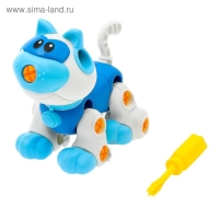 Конструктор винтовой &laquo;Кошечка&raquo;, 43 детали, с отвёрткой