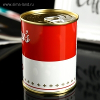 Носки в банке "Тепло, сухо"  (мужские, цвет черный)