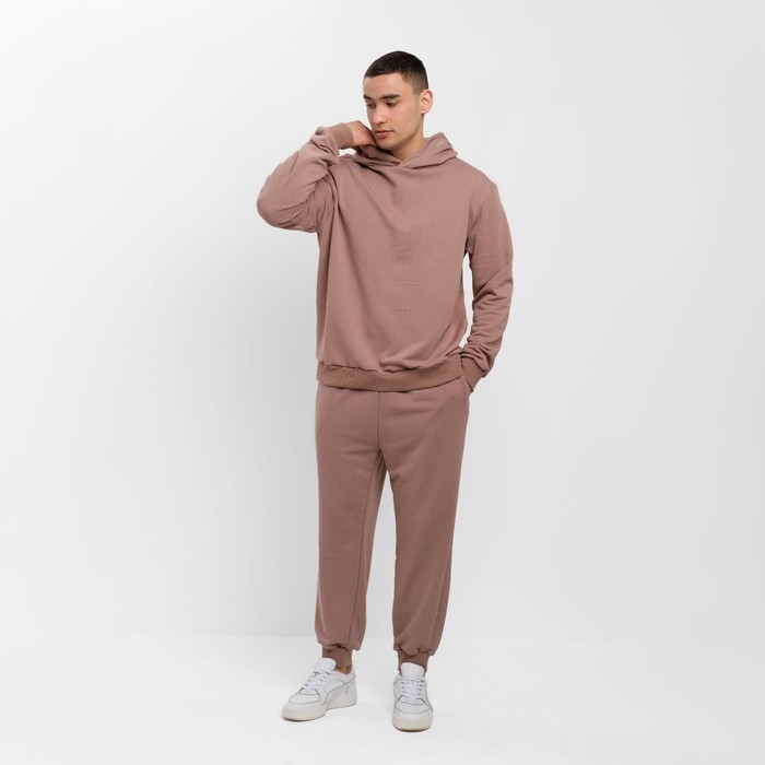 Толстовка мужская MINAKU: Casual Collection цвет темно-бежевый, р-р 52 Толстовка мужская MINAKU: Casual Collection цвет темно-бежевый, р-р 52