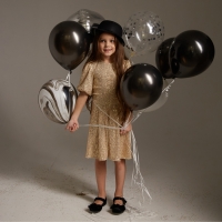 Платье нарядное для девочки KAFTAN размер 34 (122-128 см), золотой Платье нарядное для девочки KAFTAN размер 34 (122-128 см), золотой