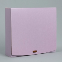 Коробка подарочная складная, упаковка, &laquo;Лавандовая&raquo;, 20 х 18 х 5 см, БЕЗ ЛЕНТЫ