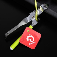 Нож консервный Доляна &laquo;Оригинал&raquo;, 16 см, цвет зелёный