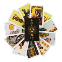 Карты таро Уэйта, карты гадальные, с инструкцией, 78 карт, 5.5 х 8.5 см Карты таро Уэйта, карты гадальные, с инструкцией, 78 карт, 5.5 х 8.5 см