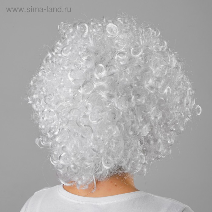 Карнавальный парик &laquo;Кудряшки&raquo;, цвет белый