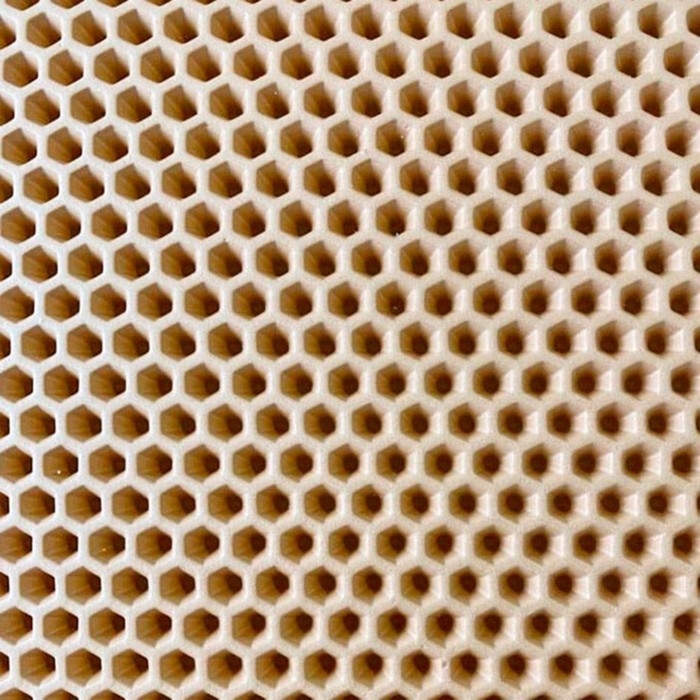 Коврик eva универсальный Grand Caratt, Соты 50 х 67 см, бежевый