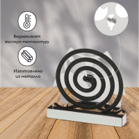 Подставка для спиралей от комаров и благовоний, металл, &laquo;Сова&raquo;